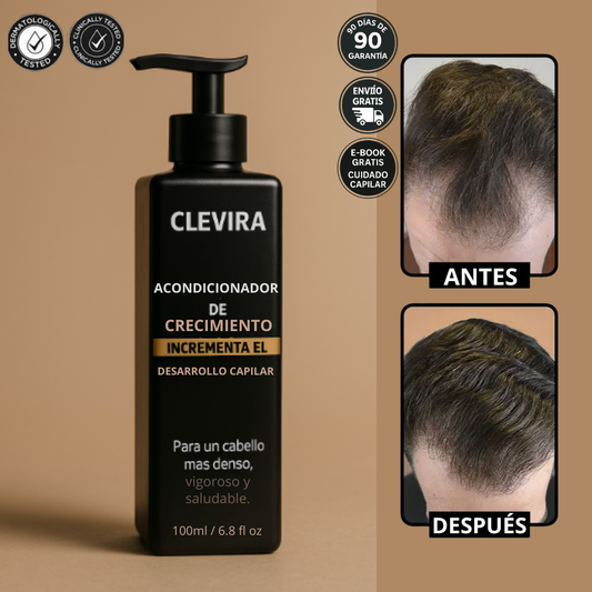 CLEVIRA - Acondicionador Activador De Raíces Para Hombre
